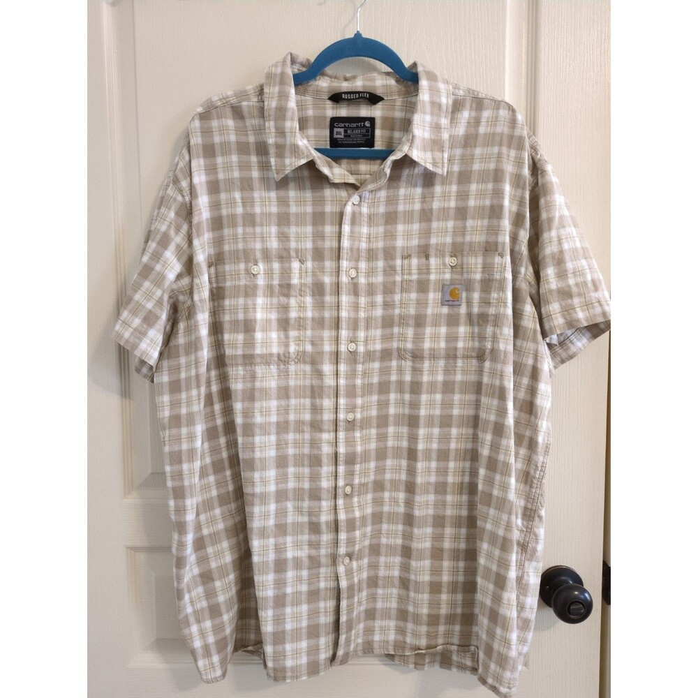 Carhartt Rugged Flex Relaxed Fit Short Sleeve Shirt Men's 3XL